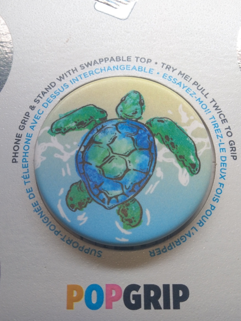 Pop sockets Tortuga Turtle-NWT
